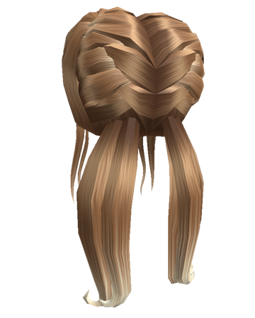 Catalog Braided Stylish Low Ponies In Caramel Ombre Roblox Wikia Fandom - brown roblox hairstyles