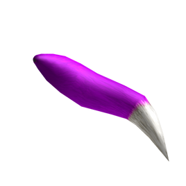 Neon Purple Fox Tail