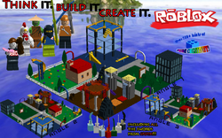 Roblox - ROBLOX user 4Sci mocked up a LEGO set based on the iconic old  school ROBLOX game Crossroads. Amazing! You can check out more images of it  on the LEGO Ideas
