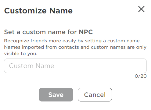 Custom Name, Roblox Wiki
