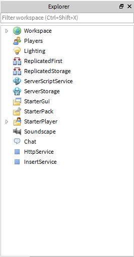 Roblox Studio Explorer | Roblox Wiki | Fandom