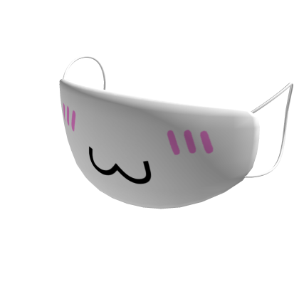 White Kawaii Face Mask Roblox Wiki Fandom - kawaii roblox faces png