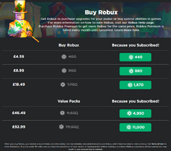 Robux Gallery Roblox Wiki Fandom - roblox robux shop