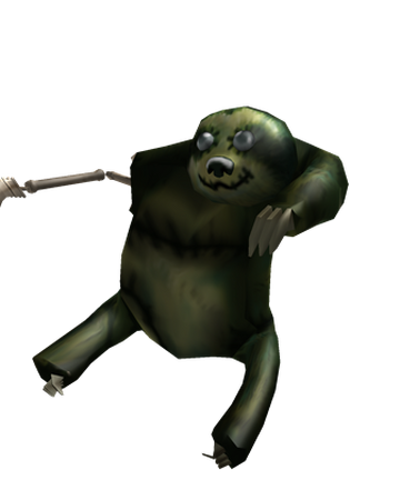 Catalog Zombie Shoulder Sloth Roblox Wikia Fandom - sleepy sloth series roblox wikia fandom powered by wikia