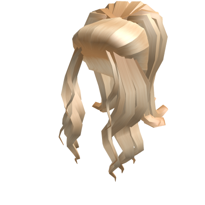 Catalog Honey Blonde Ponytail Waves Roblox Wikia Fandom - ponytail roblox codes