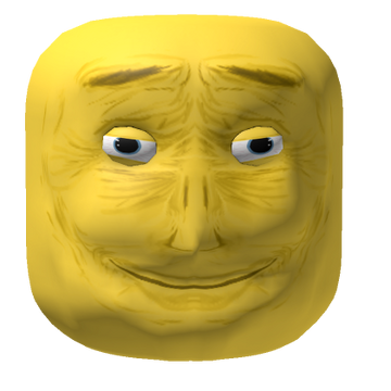 Big head meme face as default face [Roblox] [Mods]