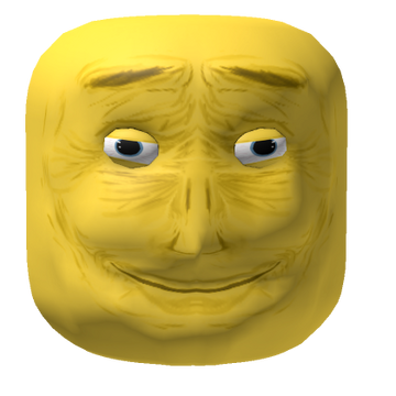 Yellow Angry Noob Head - Roblox