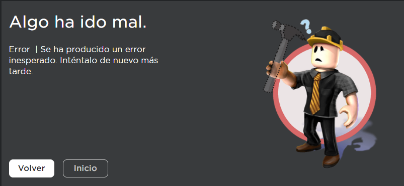 porque me dice error de conexión al iniciar sesión en roblox