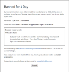 Бан РОБЛОКС. Бан аккаунта в РОБЛОКС. Бан на 3 дня РОБЛОКС. Бан на 7 дней в РОБЛОКС.