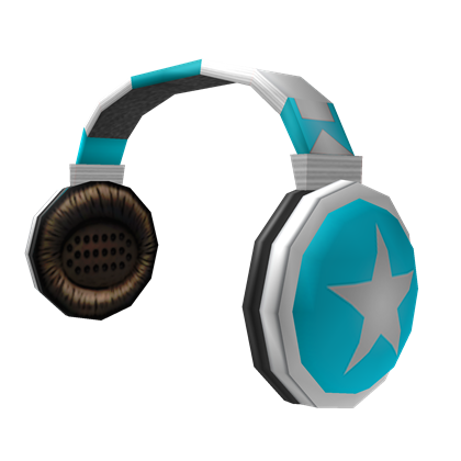 Catalog Neon Blue Star Headphones Roblox Wikia Fandom - neon blue aesthetic roblox logo