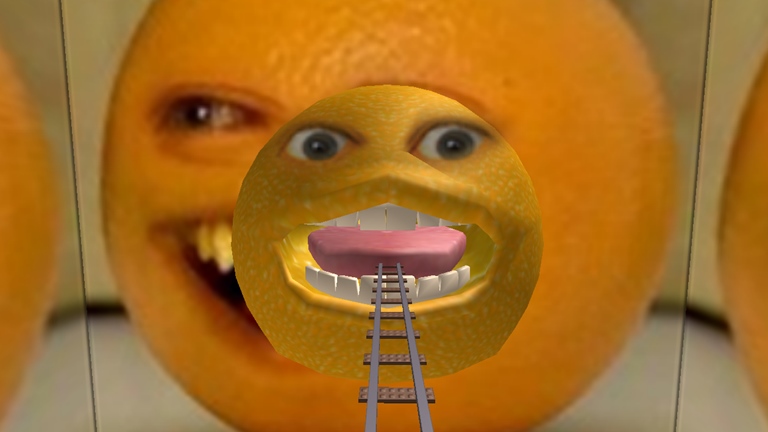 Ride A Cart Into Annoying Orange Roblox Wiki Fandom - annoying orange playing roblox videos