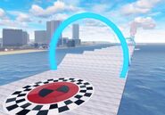 Drive World The Games obstacle course.