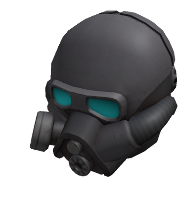 Enforcer Helmet Roblox Wiki Fandom - gas mask armour roblox