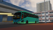 隸屬龍洛巴士的猛獅A91（T4B1／RV4651）正在行走此路線，留意此車現時已更改車編及車牌為T5B36及ZY4986
