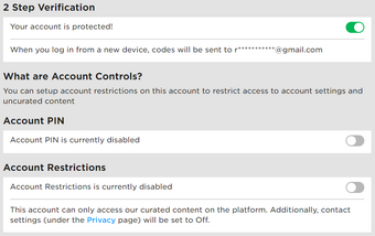 My Account Roblox Wikia Fandom - account restrictions roblox support