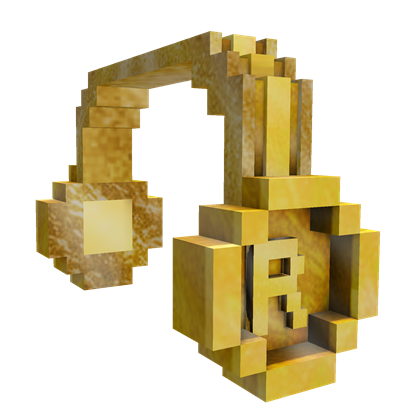 Gold 8 Bit Headphones Roblox Wiki Fandom - roblox 8 bit face