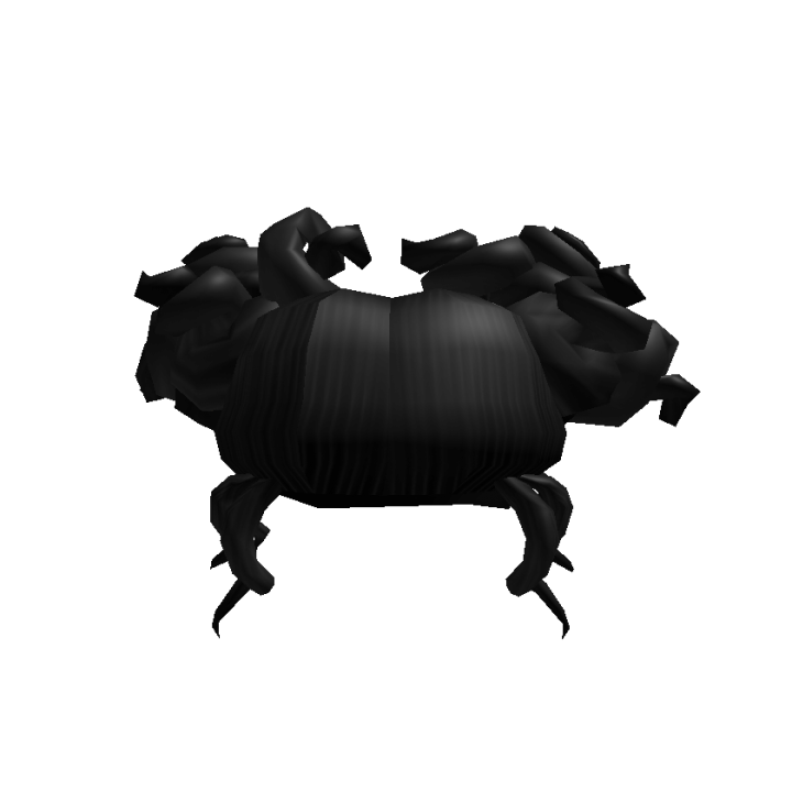 Curly Pigtails Extension in Black - Roblox