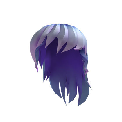 Blue Flowers Anime Hair - Roblox