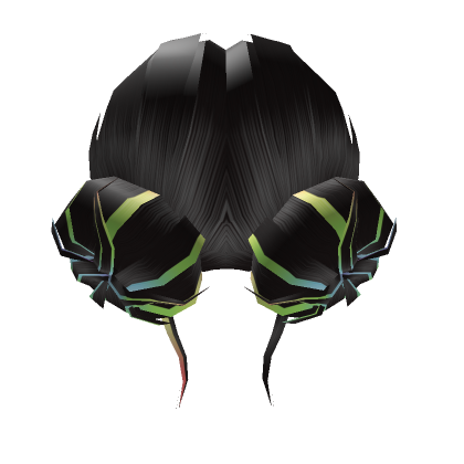 Catalog Black Pride Double Buns Roblox Wikia Fandom - roblox hair buns