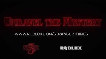 Stranger Things 3 Roblox Wikia Fandom - stranger things roblox promo codes for mikes bike and