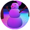 Snowman Badge