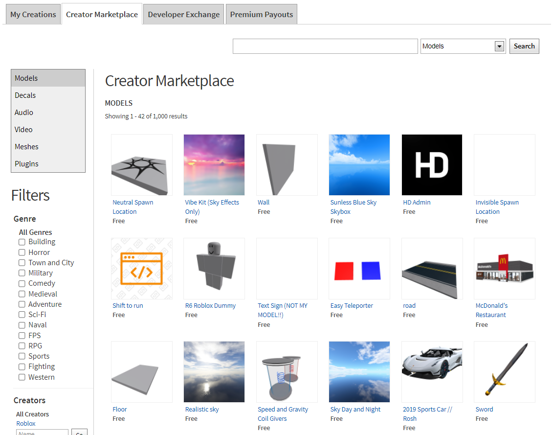 New Creator Marketplace on Web - #62 by nidbahn - Announcements