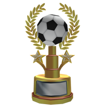 Golden Soccer Trophy 