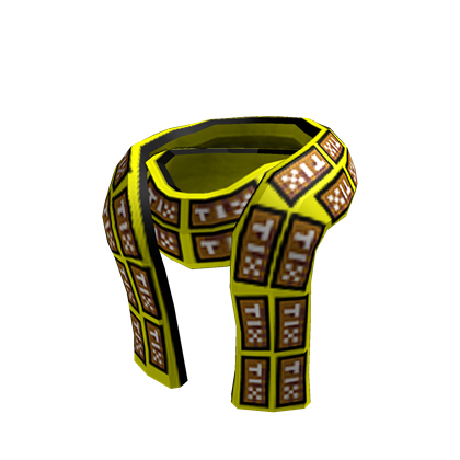 Catalog Ticket Scarf Roblox Wikia Fandom - yellow scarf roblox