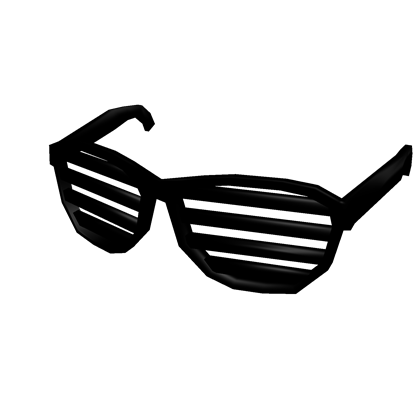 Black Shutter Shades Roblox Wiki Fandom - professional black shades roblox