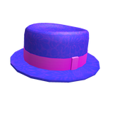 Bright Blue Porkpie