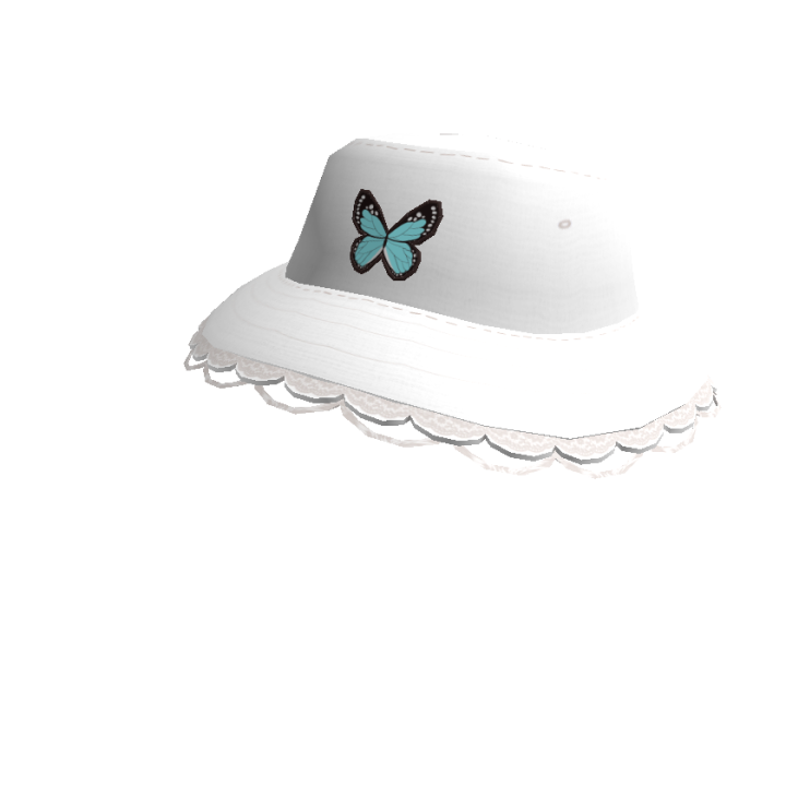 Роблокс hat. Девочка в белой шляпе. Шляпы из РОБЛОКСА. Панамка с бабочкой. Панамка шляпа для девочки.