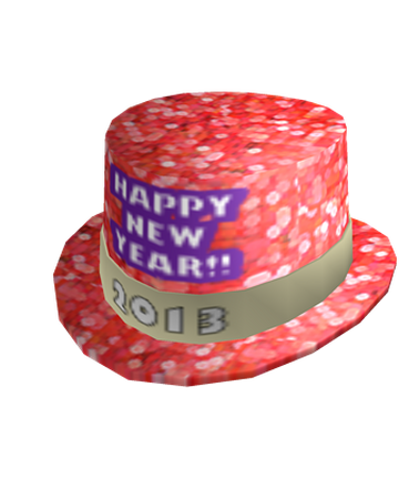 Catalog 2013 New Year S Top Hat Roblox Wikia Fandom - roblox birthday party hat roblox