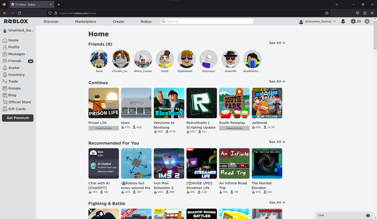 Roblox homepage | Roblox Wiki | Fandom