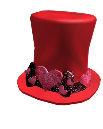 Glitz And Glitter Heart Top Hat Roblox Wiki Fandom - heart hat roblox code