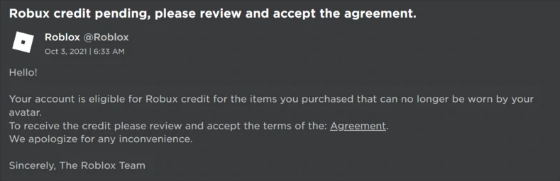 Refund Access - Roblox
