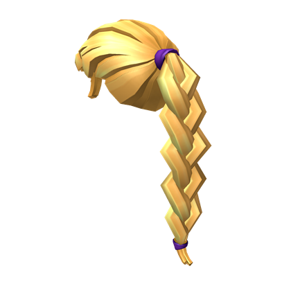 Catalog Blonde Braided Ponytail Roblox Wikia Fandom - roblox yellow headband