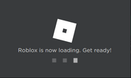 The Roblox game client loading pop-up. (2019)