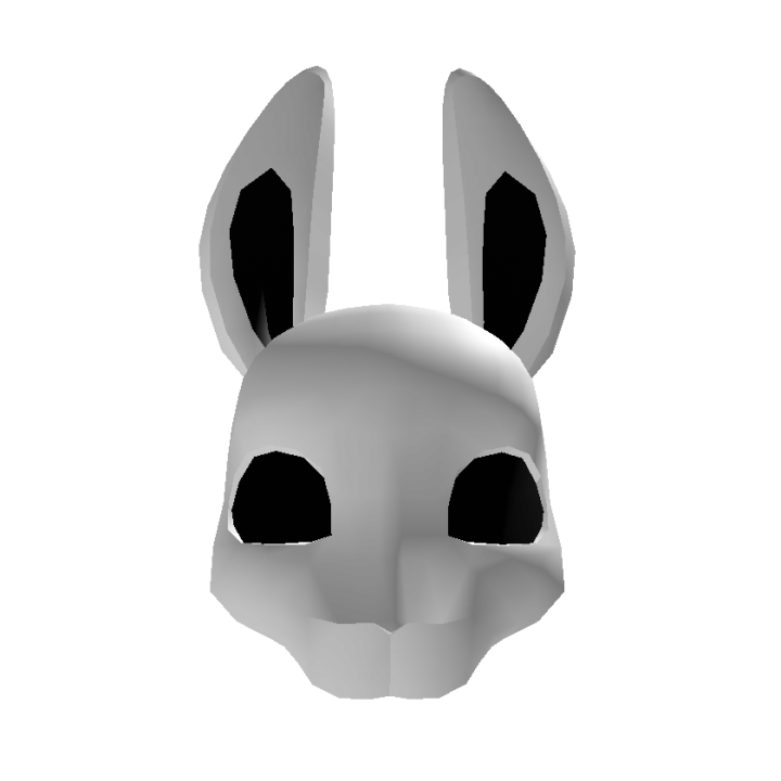 White Haunted Rabbit Mask Roblox Wiki Fandom - bunny id in roblox