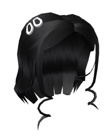 roblox black hair id