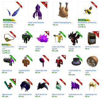 list of expired promotional codes roblox wikia fandom