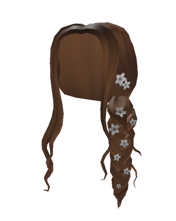 Catalog Boho Braid Blossoms In Shimmering Brown Roblox Wikia Fandom - braid roblox