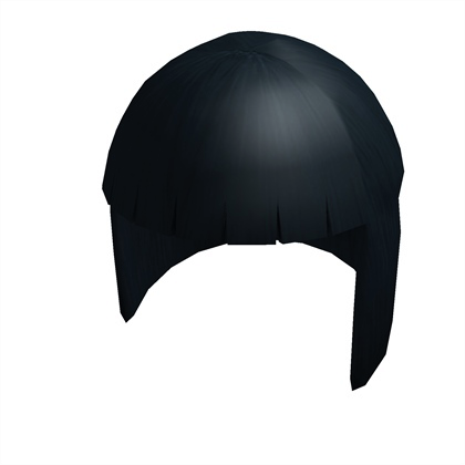 Catalog Black Symmetrical Bob Roblox Wikia Fandom - short bob in black roblox