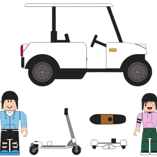 Roblox Celebrity Feature Vehicle - Brookhaven: Golf Cart BRAND NEW