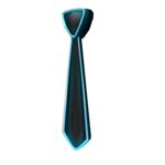 Neon Blue Tie