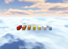 Rockets. Strength increases from left to right.