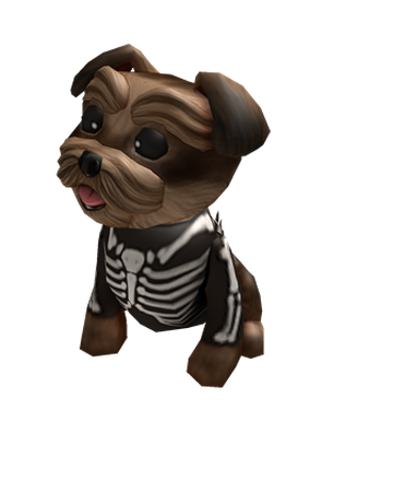 Catalog Puppy Of The Week Skeleton Puppy Roblox Wikia Fandom - roblox dog gear