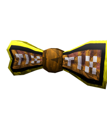 gold bow tie roblox