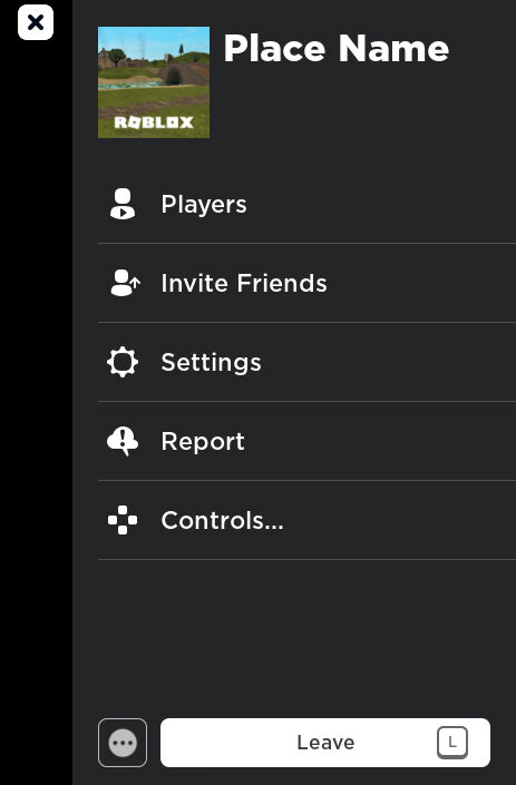 Menu Roblox Wiki Fandom - how to make someone leave a game on roblox
