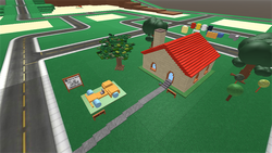 ROBLOX-Styled Mini Happy Home in Blockland