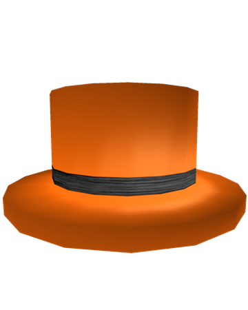 Catalog Black Banded Orange Top Hat Roblox Wikia Fandom - how to make your own hat on roblox 2018